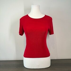 Vintage | women's small Red Short Sleeve Women's Top